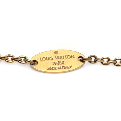 Louis Vuitton Brass Flower Full Bracelet Gold 4 of 5