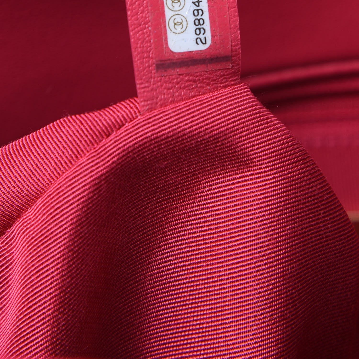 Chanel Lambskin Quilted Large 19 Flap Dark Pink 7 of 11