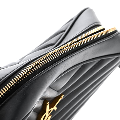 Saint Laurent Calfskin Matelasse Monogram Lou Camera Bag Black 11 of 11