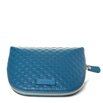 Gucci Microguccissima GG Cosmetic Case Deep Cobalt 10 of 11