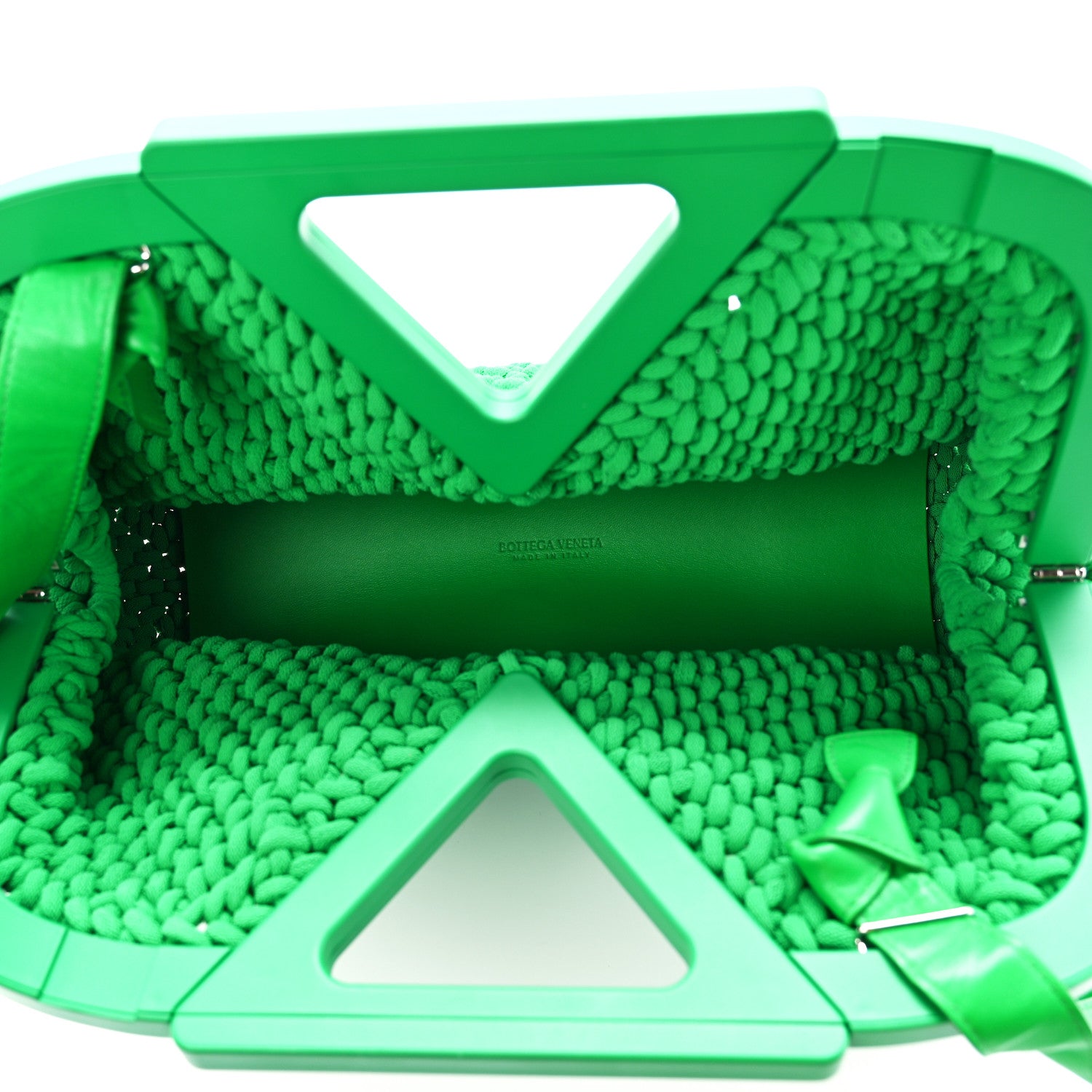 Bottega Veneta Macrame Intrecciato The Point Triangle Bag Parakeet 5 of 16
