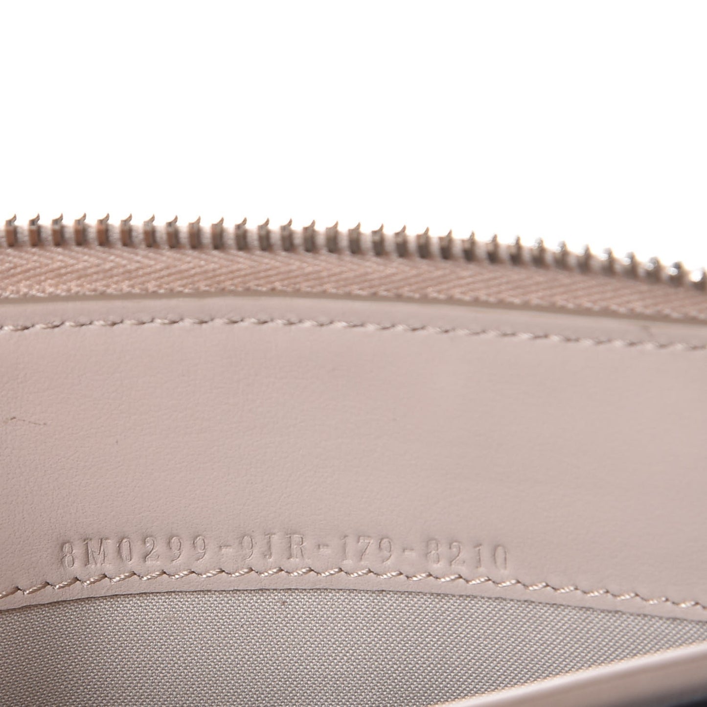 Vitello Century Lucido Hypnoteyes Studded Zip Around Wallet Grigio Polvere Arancio Multicolor