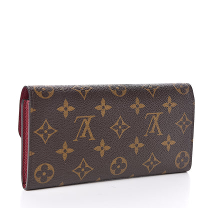 Louis Vuitton Monogram Emilie Wallet Fuchsia 3 of 6