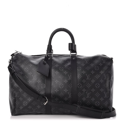 Louis Vuitton Monogram Eclipse Keepall Bandouliere 45 1 of 8