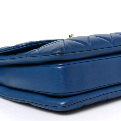 Chanel Lambskin Quilted Small Trendy CC Flap Dual Handle Bag Blue 8 of 8