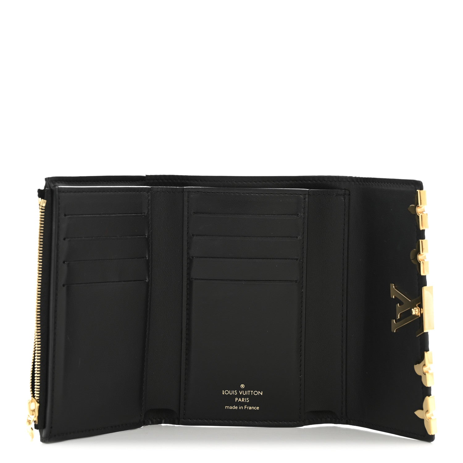 Louis Vuitton Taurillon Embellished Flower Crown Capucines Compact Wallet 5 of 9