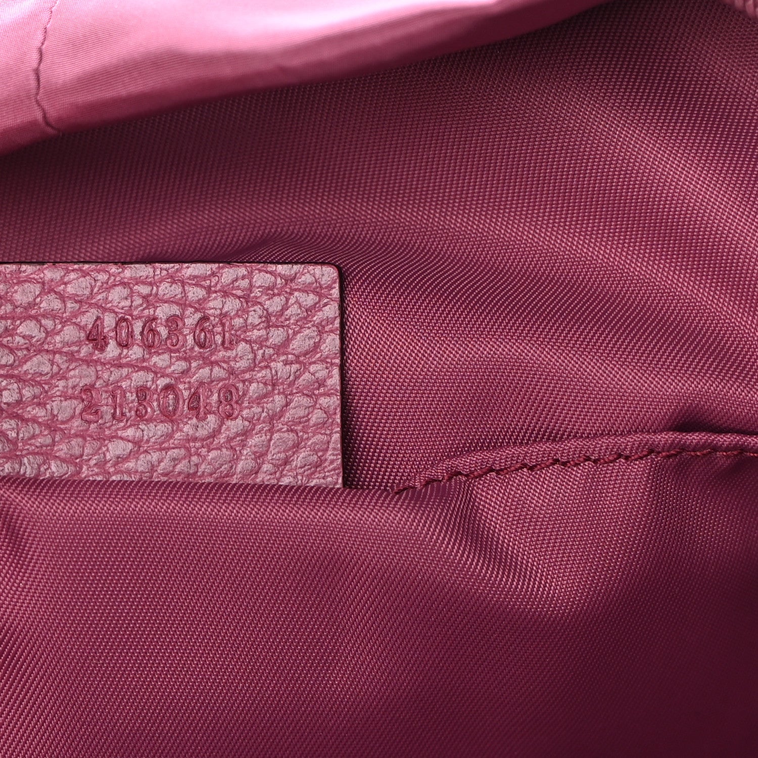 Gucci Nylon Monogram Small Single Buckle Backpack Pink 7 of 10