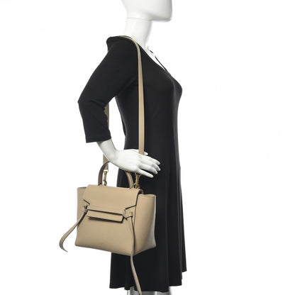 Celine Grained Calfskin Micro Belt Bag Light Taupe 2 of 10