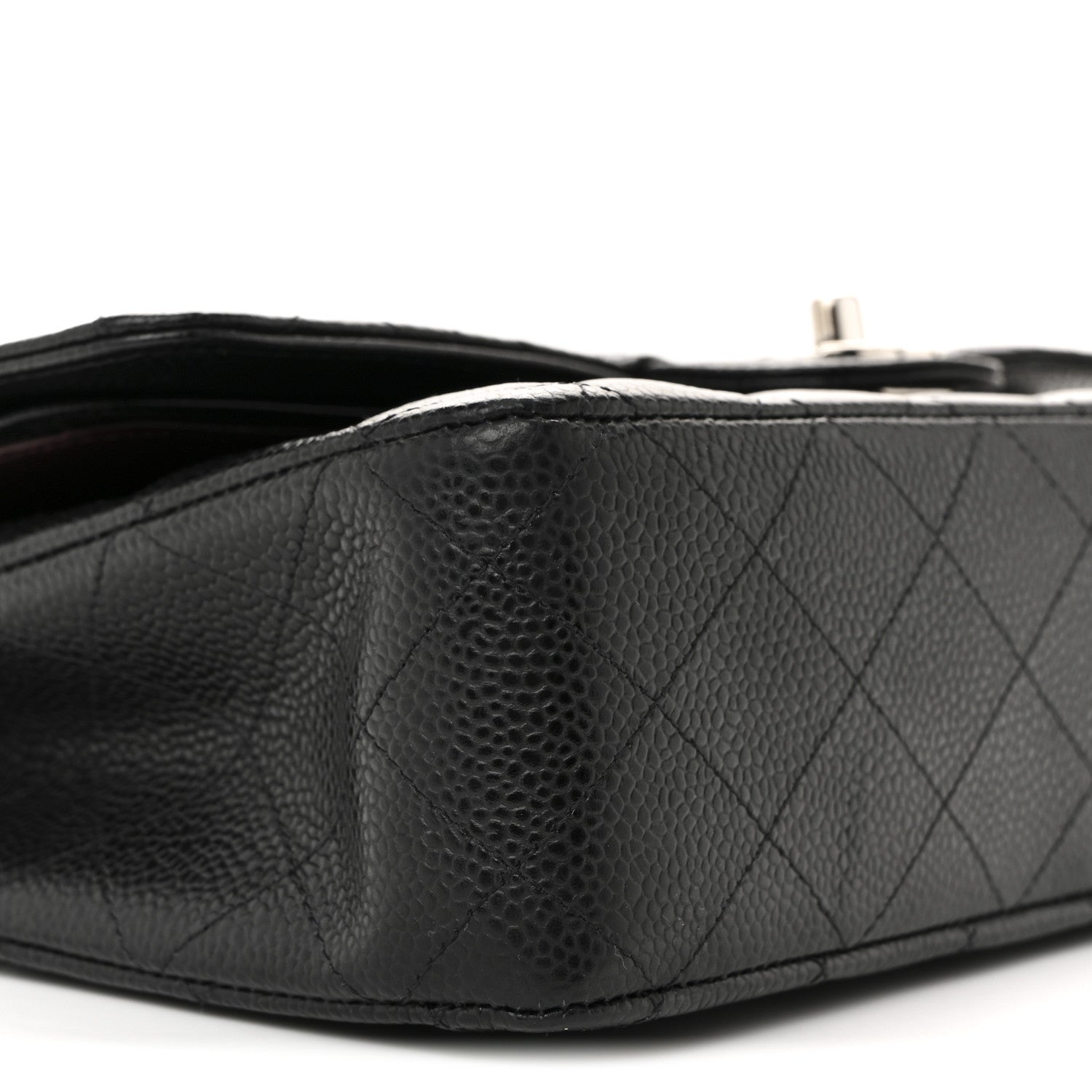Chanel Caviar Quilted Medium Double Flap Black 9 of 11