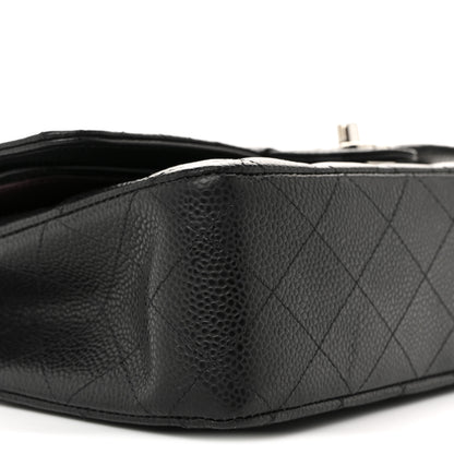 Chanel Caviar Quilted Medium Double Flap Black 9 of 11