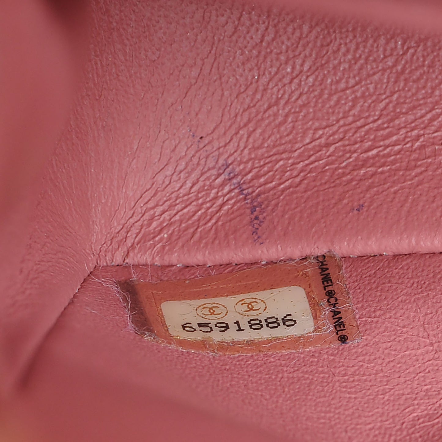 Patent Small Double Flap Rose Clair