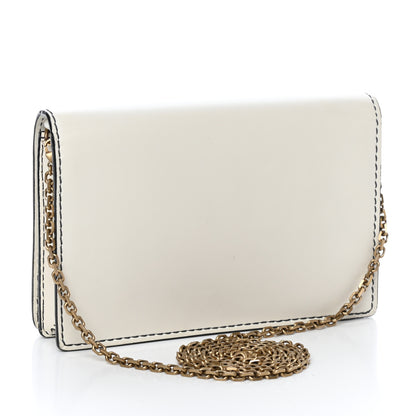 Christian Dior Calfskin J'Adior Wallet on Chain Pouch Off White 3 of 12