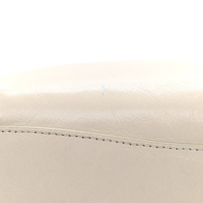 Miu Miu Vitello Shine Zip Tote Talco 10 of 10