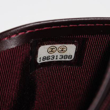 Chanel Caviar Quilted Yen Wallet Black 8 of 9