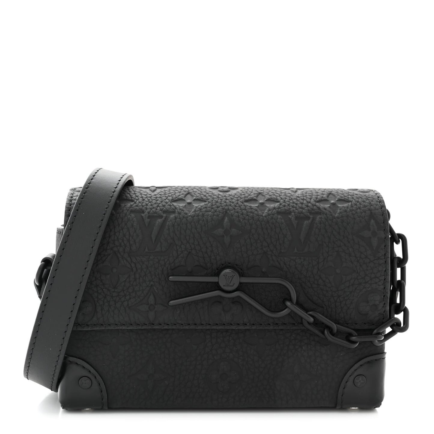 Taurillon Monogram Steamer Wearable Wallet Black