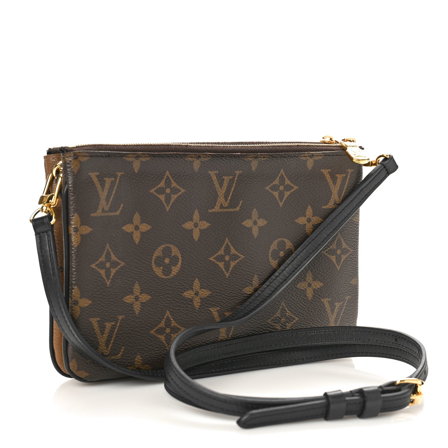 Louis Vuitton Reverse Monogram Giant Double Zip Pochette 2 of 8
