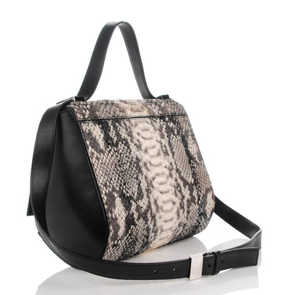 Givenchy Python Medium Pandora Box Crossbody Bag Black White 3 of 8