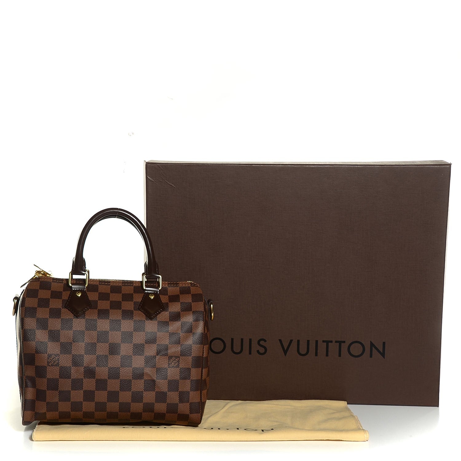 Louis Vuitton Damier Ebene Speedy Bandouliere 25 5 of 9