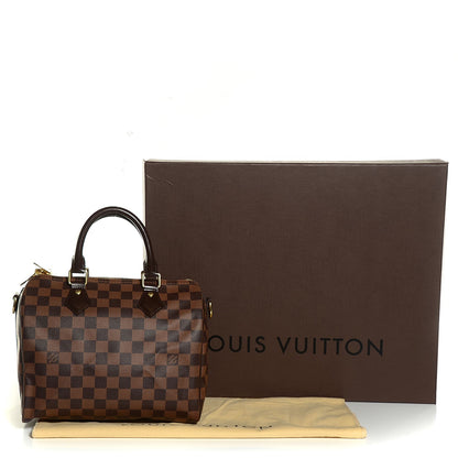Louis Vuitton Damier Ebene Speedy Bandouliere 25 5 of 9