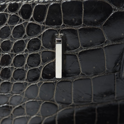 Hermes Shiny Porosus Crocodile Birkin 40 Graphite 23 of 45