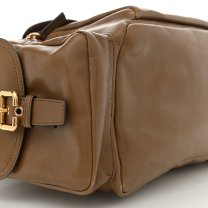 Chloe Shiny Calfskin Large Double Carrry Camera Bag Dark Khaki 9 of 11