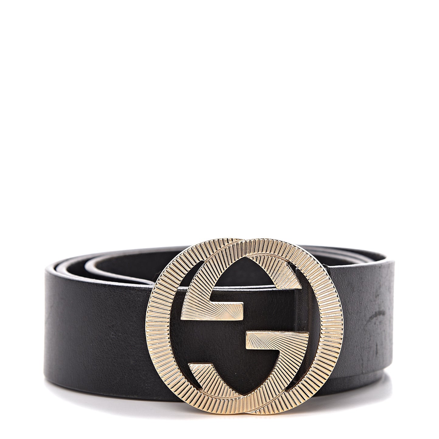 Calfskin Interlocking G Belt 90 36 Black