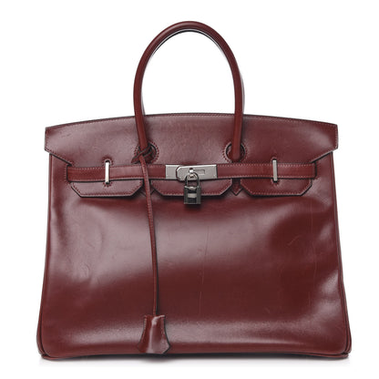 Hermes Box Birkin 35 Rouge H 1 of 18