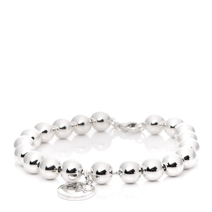Tiffany Sterling Silver 8mm Paloma Picasso "Love" Bead Bracelet 1 of 4