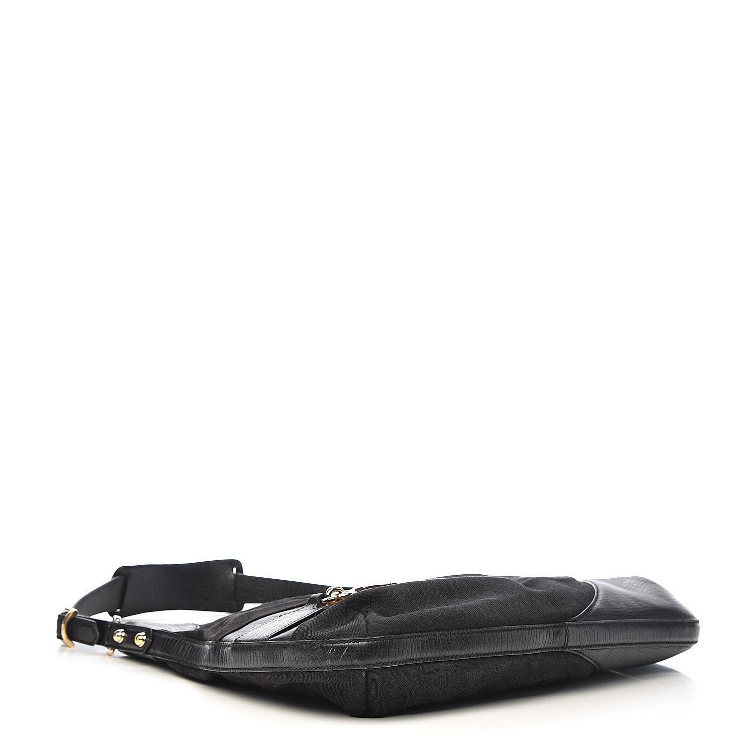 Gucci Monogram Hasler Hobo Black 4 of 14
