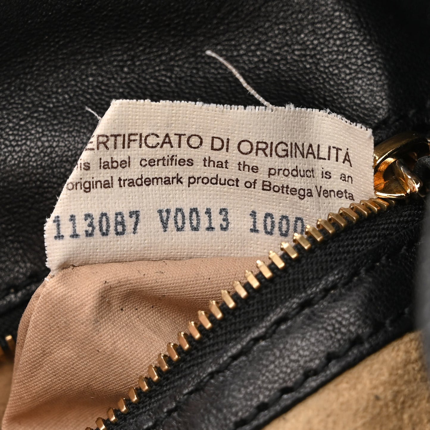 Nappa Intrecciato Shoulder Bag Black
