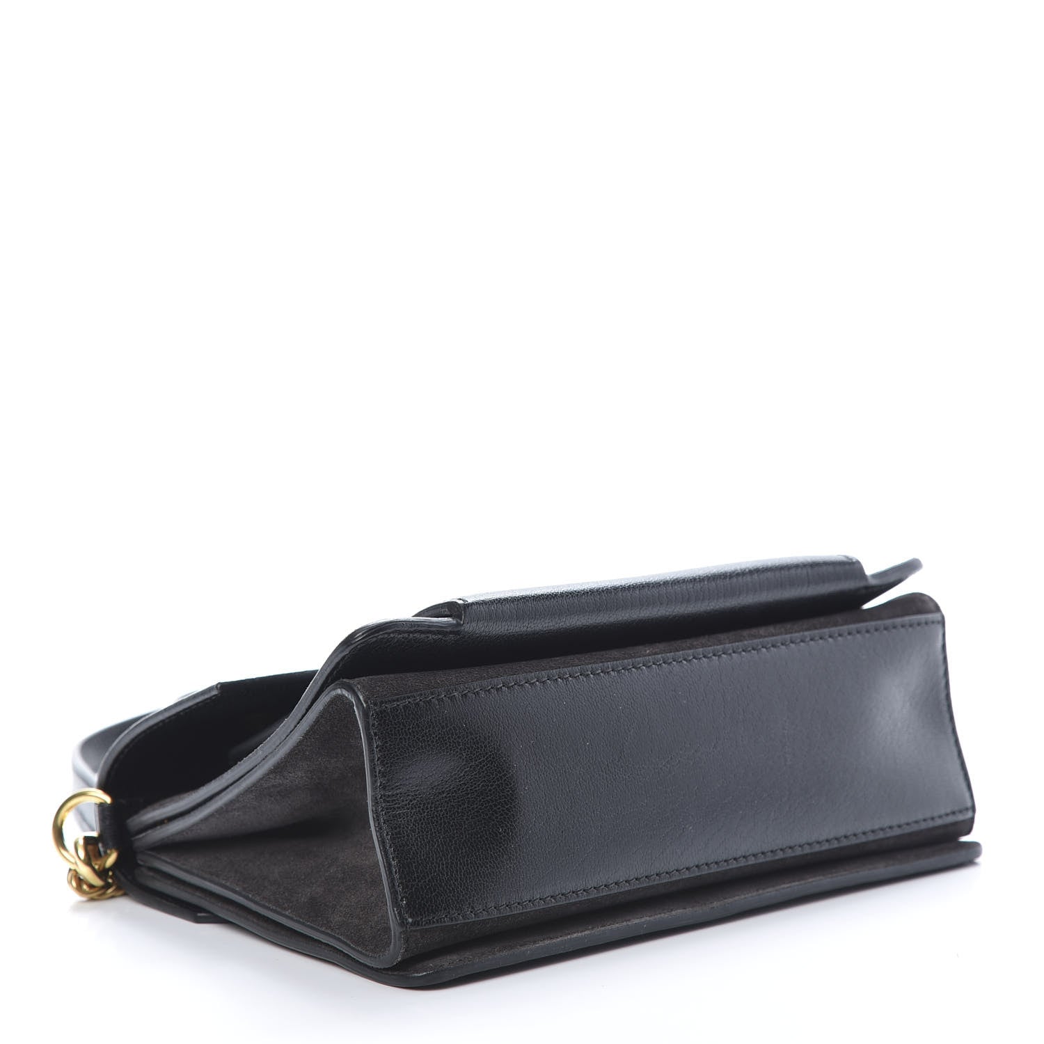 Givenchy Goatskin Suede Small GV3 Shoulder Bag Black 4 of 11