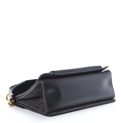 Givenchy Goatskin Suede Small GV3 Shoulder Bag Black 4 of 11