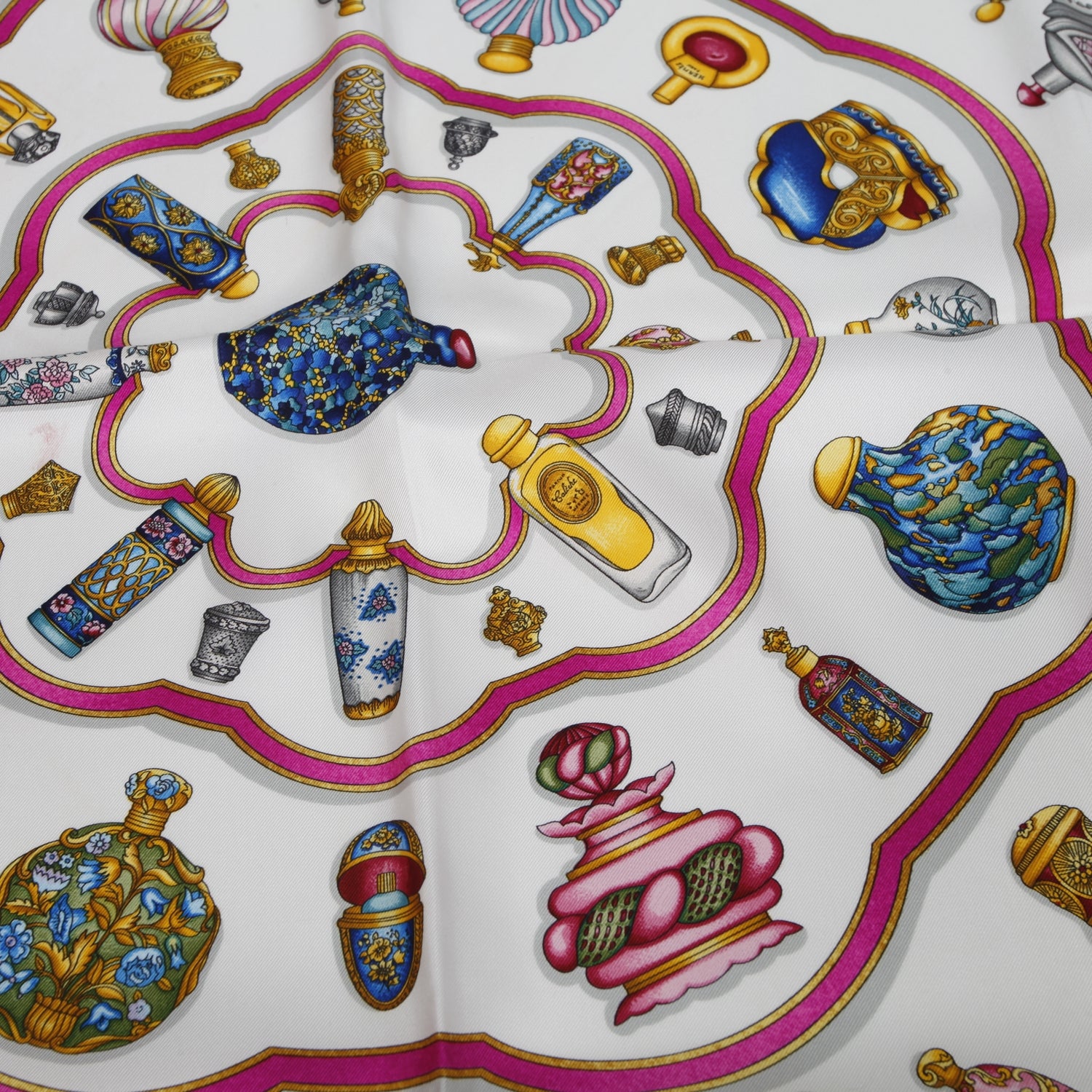 Hermes Silk Qu Importe Le Flacon Scarf 90 3 of 8