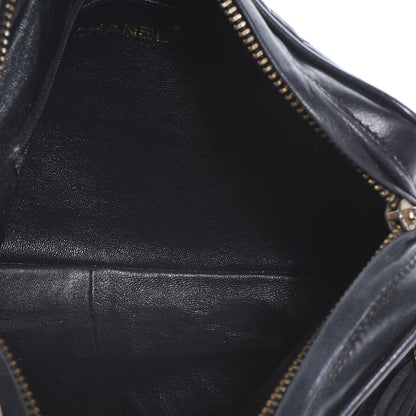 Chanel Lambskin Quilted CC Tassel Camera Case Black 5 of 8