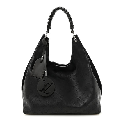 Louis Vuitton Mahina Carmel Hobo Black 1 of 9