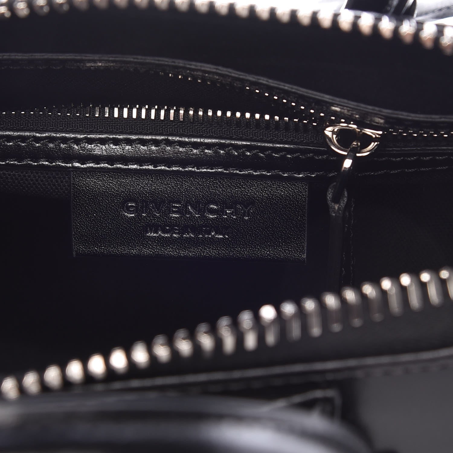 Givenchy Shiny Lord Calfskin Mini Antigona Black 6 of 7
