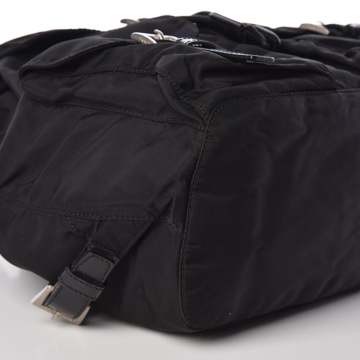 Tessuto Nylon Vela Small Backpack Black