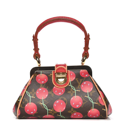 Louis Vuitton Lizard Monogram Cerises Sac Fermoir PM 1 of 7