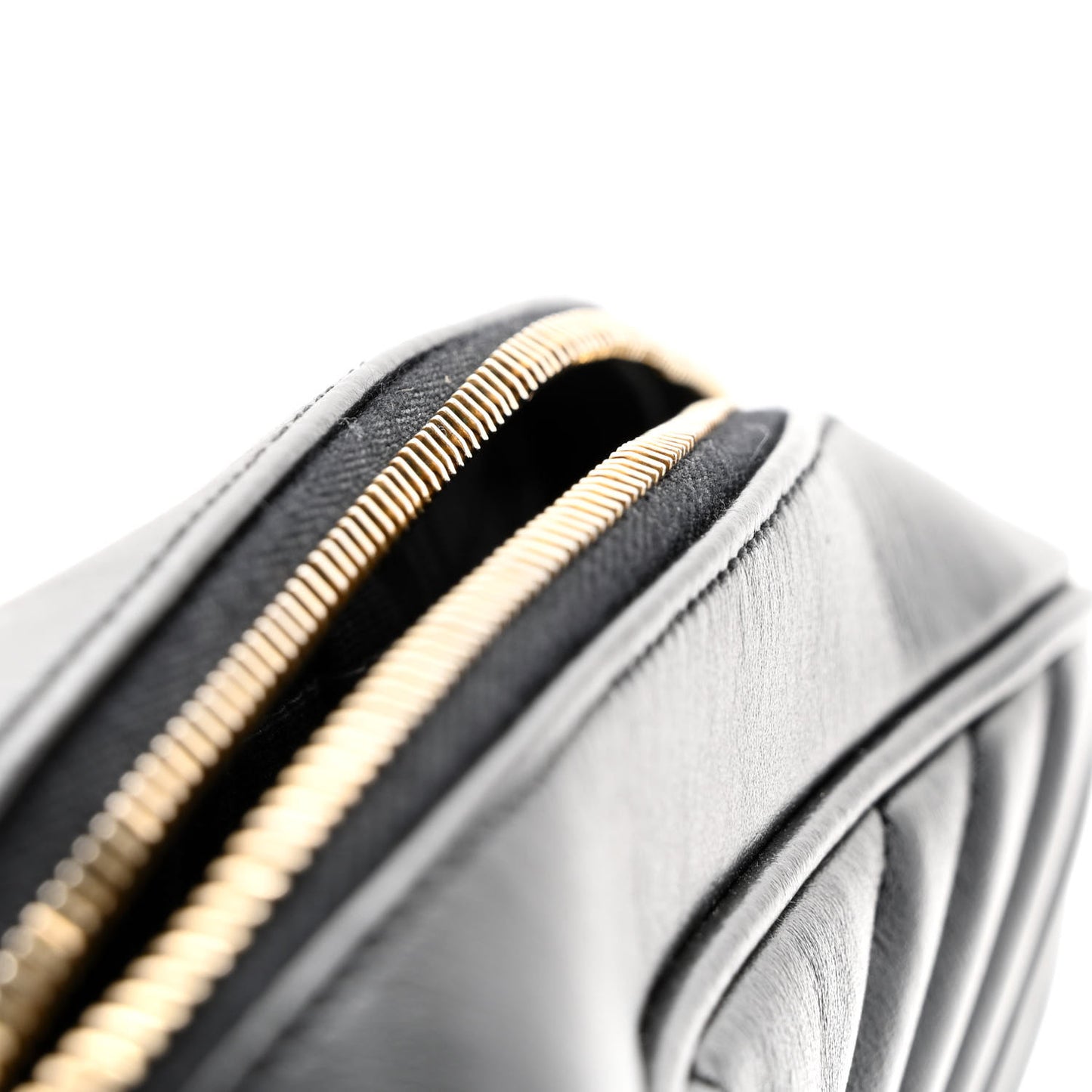 Calfskin Matelasse Monogram Lou Camera Bag Black