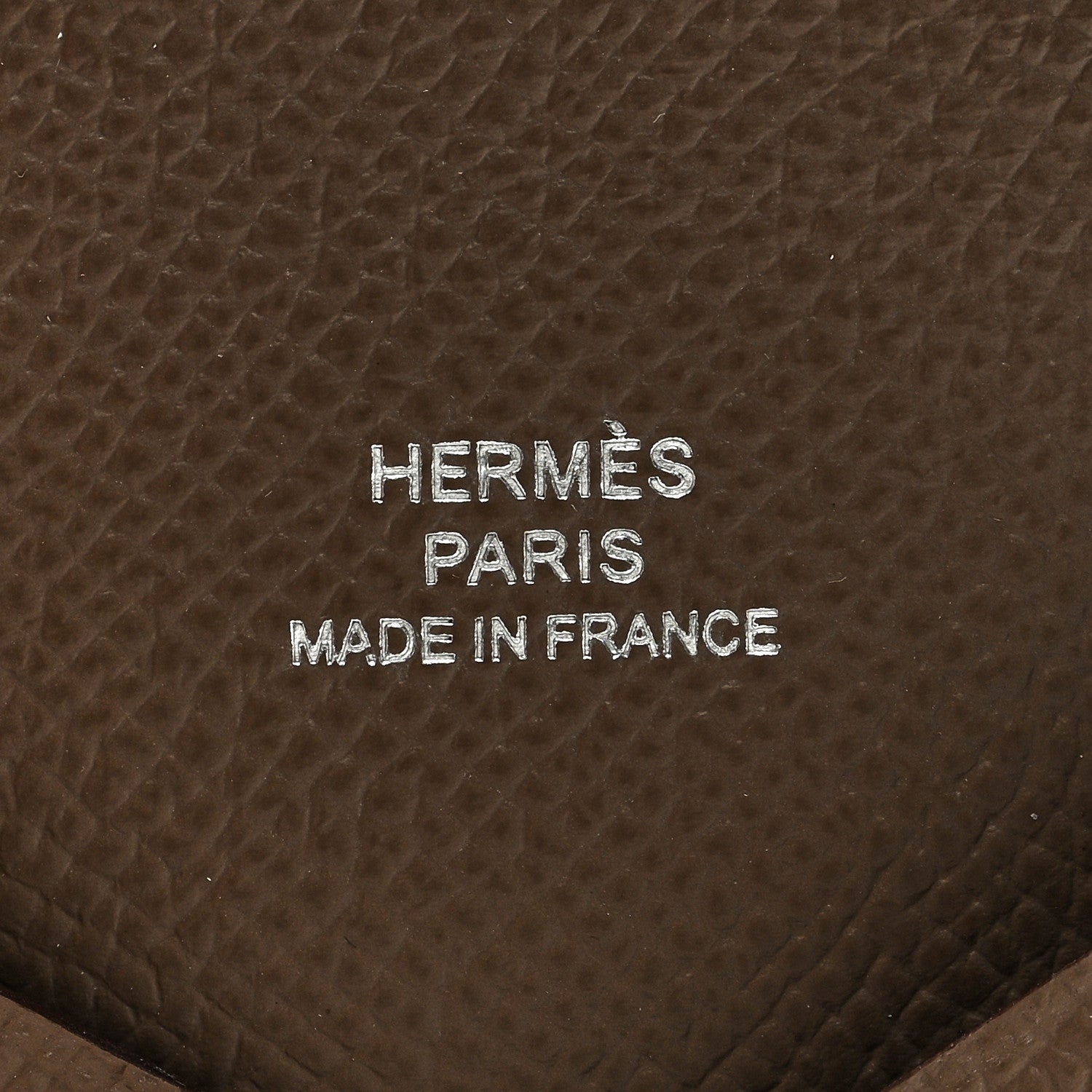 Hermes Epsom Calvi Card Case Etoupe 6 of 6