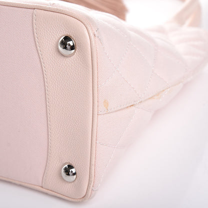 Chanel Canvas Caviar Tassel Tote Light Pink 17 of 18