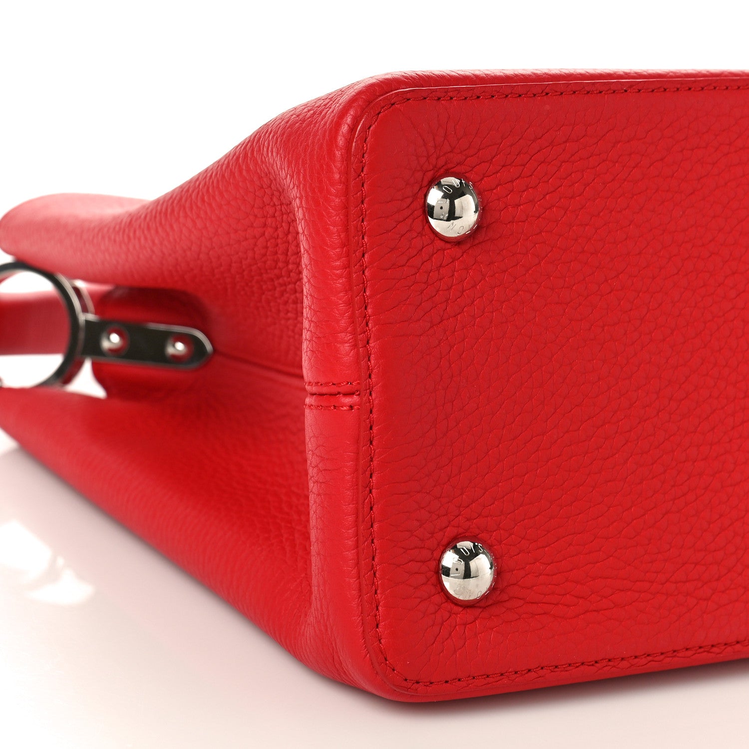 Louis Vuitton LOUIS VUITTON Taurillon Capucines MM Coquelicot 8 of 9