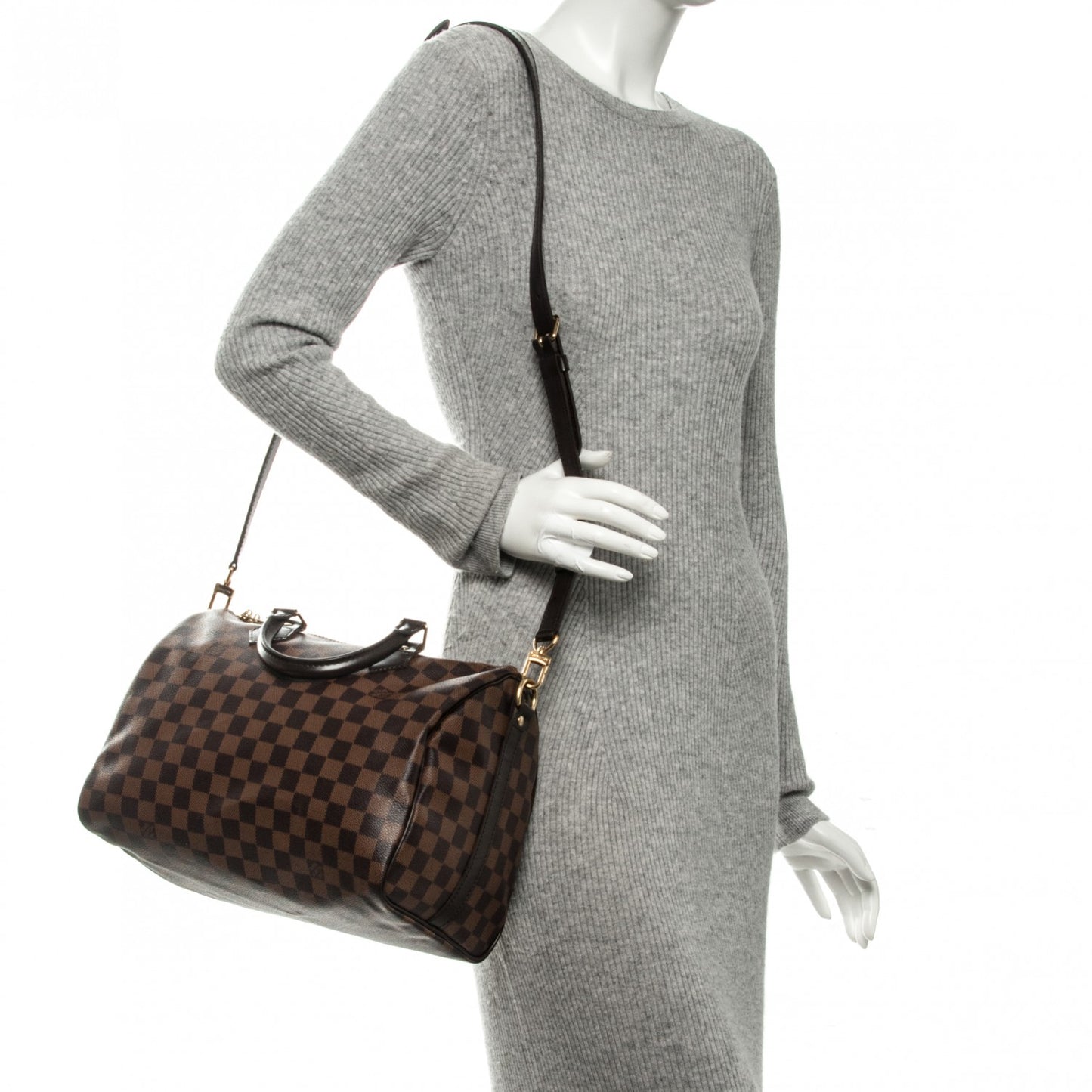 Damier Ebene Speedy Bandouliere 30