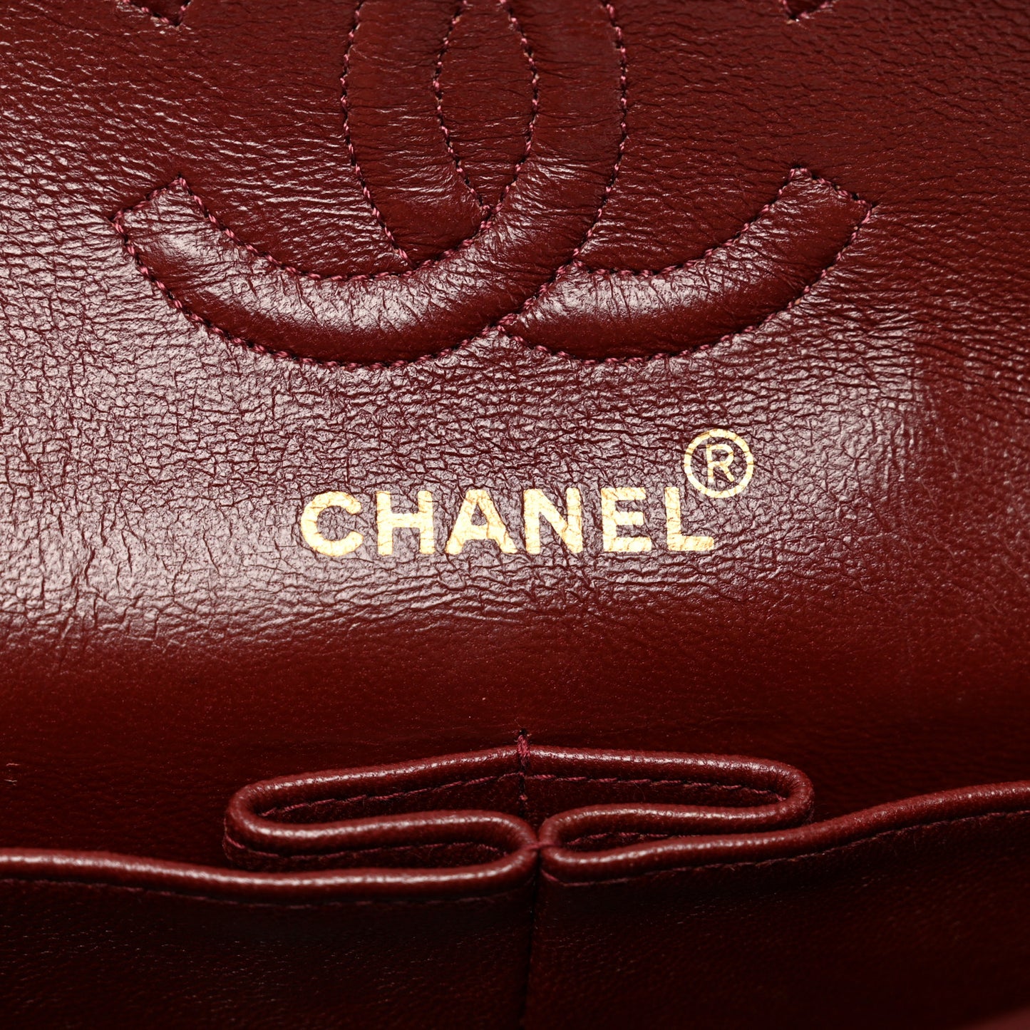 Lambskin Quilted Small Double Flap Black