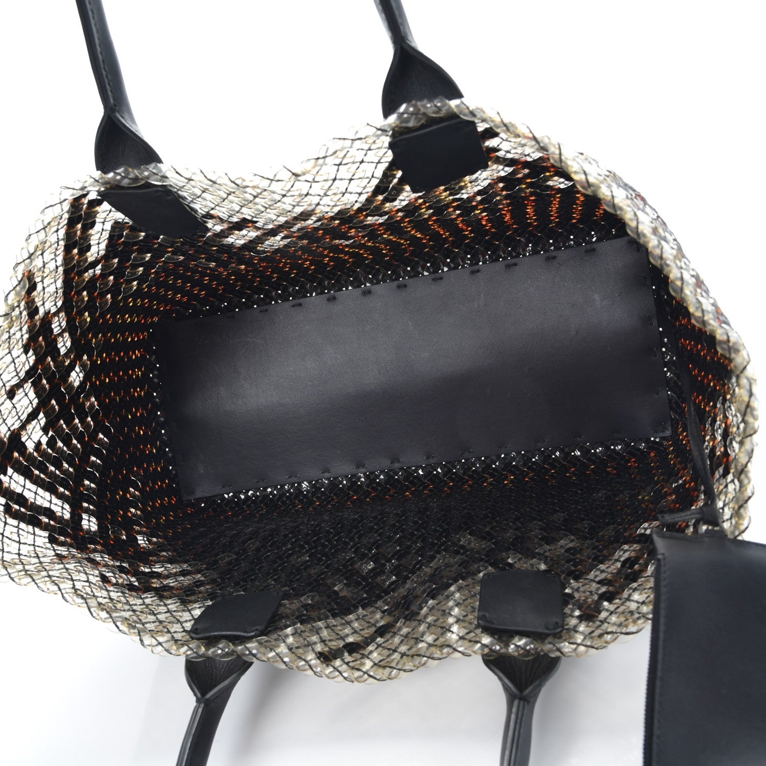 Bottega Veneta Nappa Intrecciato PVC Medium Cabat Black 6 of 9