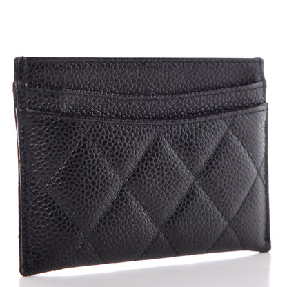 Chanel Caviar Quilted Card Holder Black 3 of 9