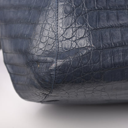 Nancy Gonzalez Crocodile Crossbody Bag Dark Blue 12 of 17