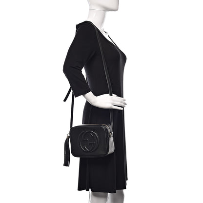 Gucci Pebbled Calfskin Small Soho Disco Bag Black 2 of 10