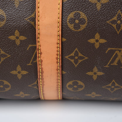 Louis Vuitton Monogram Keepall Bandouliere 55 19 of 21