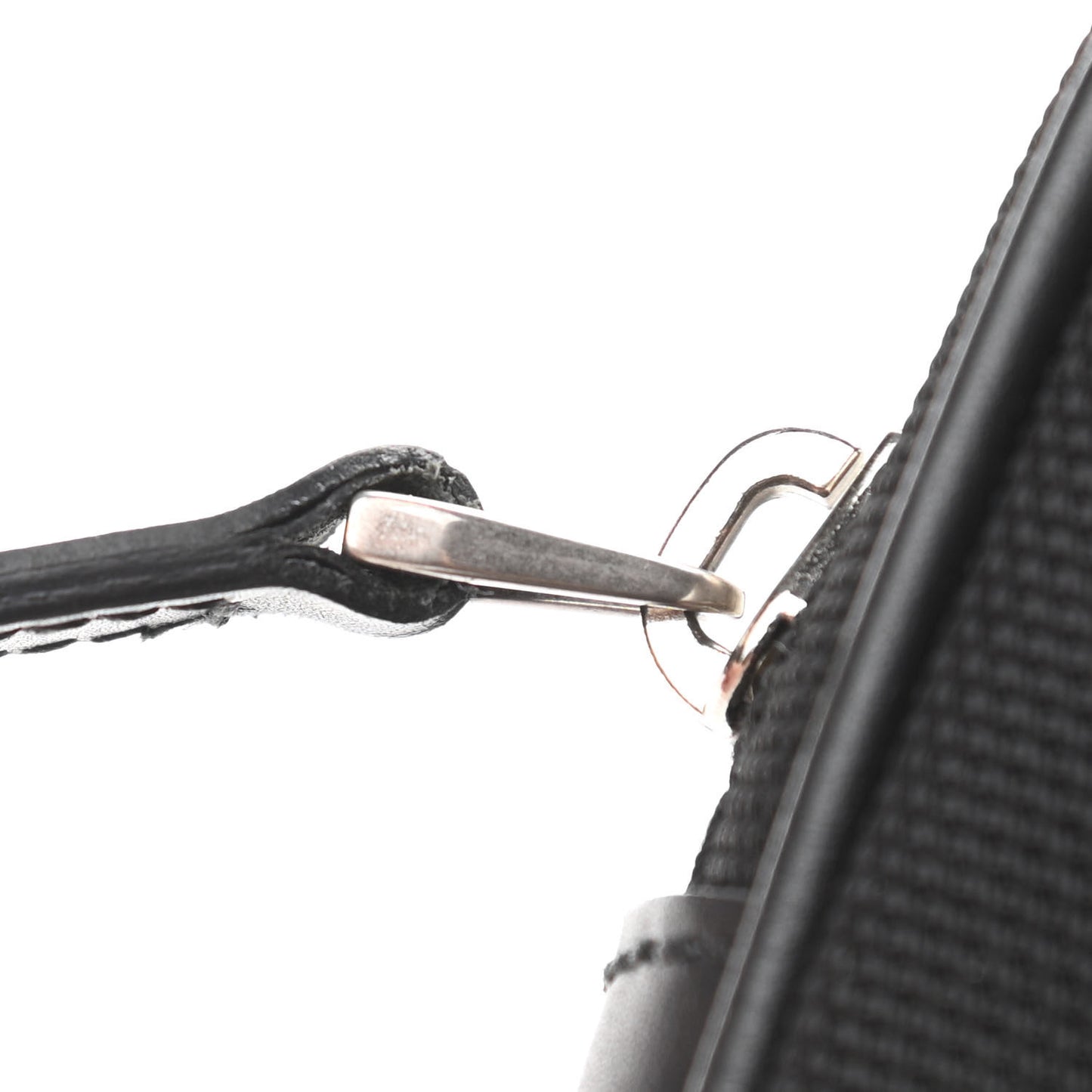 Canvas Web Slim Belt Bag Black
